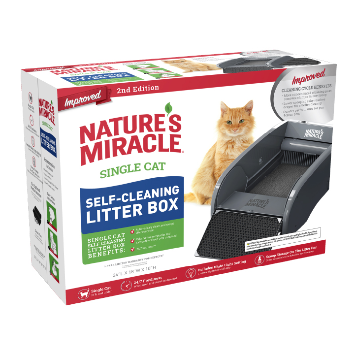 Single Cat Self Cleaning Litter Box | Nature's Miracle